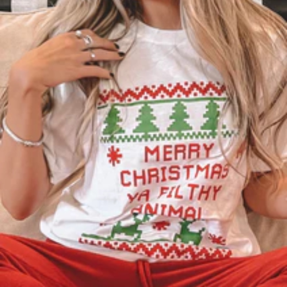 White Christmas Graphic Tee
